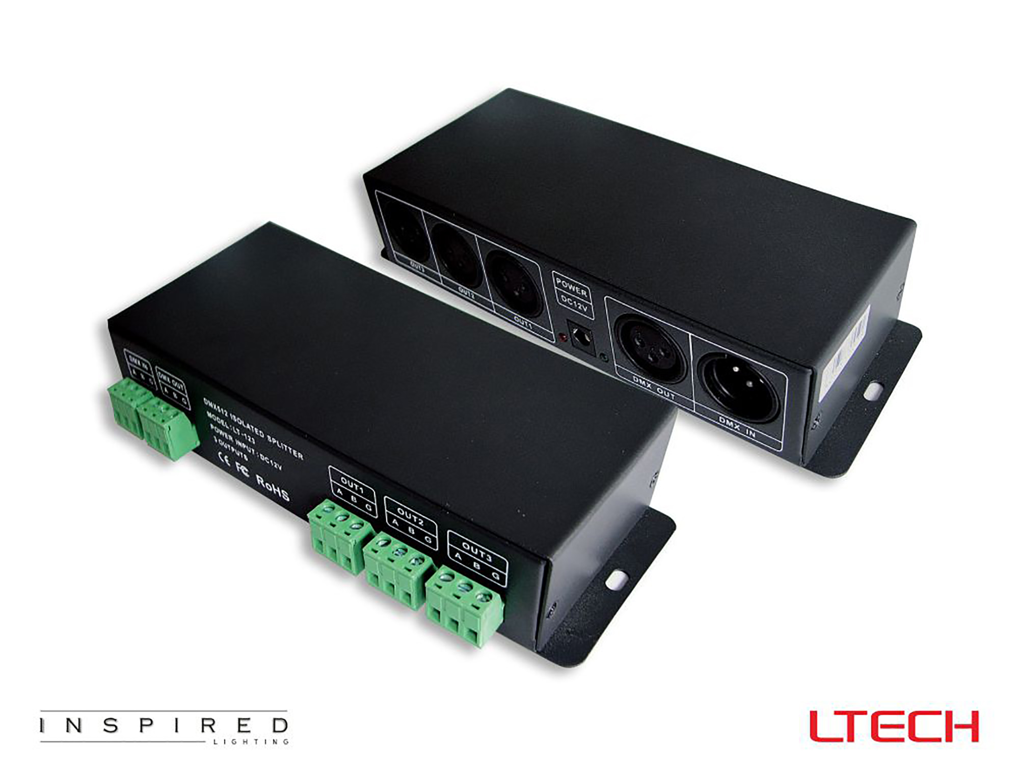 Signal Amplifier Controllers LTECH DMX / RGB / WWCW Signal Amplifier Controllers LTECH DMX / RGB / WWCW